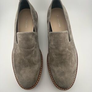 Com&Sens Women’s Gray Suede Loafers